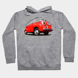 fiat multipla in red Hoodie